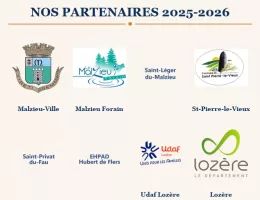 Nos partenaires 2025-2026